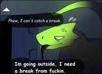 Green lizard