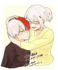 Shoto and Fuyumi