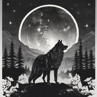 Midnight wolf