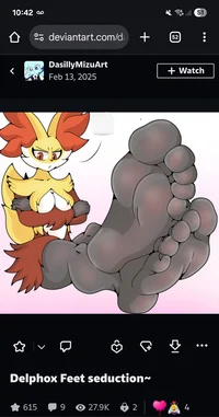 Delphox -Paws