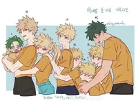 Бакуго и Мидория 