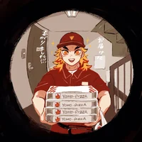Hot Flame Pizza Drop