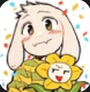 Asriel and Flowey