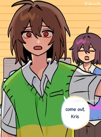 Chara and Frisk