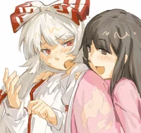 Kaguya and Mokou