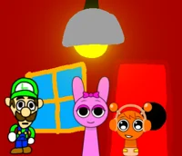 Pinki Sprunki home 