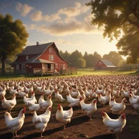 Farm Of Chickens