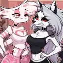 Loona and Angel dust