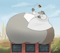 Obese Giant Mr Wolf