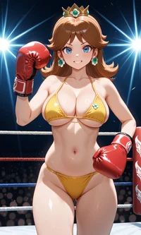 Daisy bikini boxing