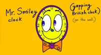Mr Smiley clock