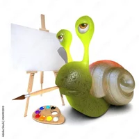 artistic snail