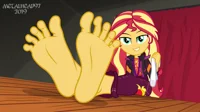 Sunset Shimmer feet