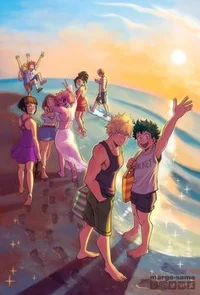 MHA-Beach day 