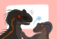 Blue x Indoraptor