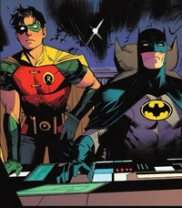 DC Bruce and Damian