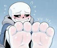 Sans with feet