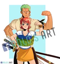 Nami and Zoro