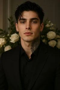 The brooding vampire