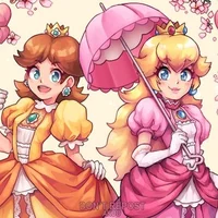 Daisy and Peach