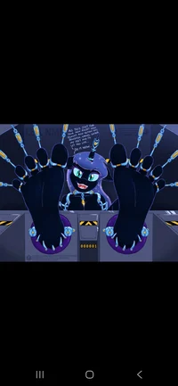 Nightmare moon -Feet