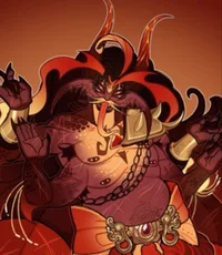 Burning spice cookie