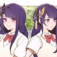 Raiden Ei and Makoto