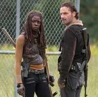 Rick and Michonne