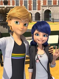 Marinette y adrien