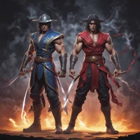 Raiden and liu kang