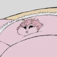 Inflated Mina Ashido