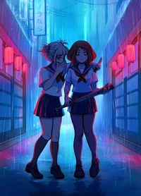 Uraraka y toga