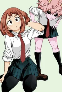 Mina y uraraka 