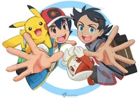 Pokémon Ash and Goh