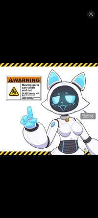 Robot cat girl