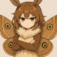 Polyphemus moth girl