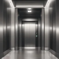 Stuck in an elevator
