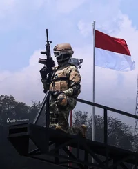 Indonesian soldier