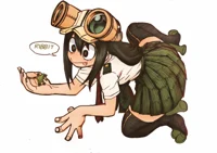 Tsuyu asui mascota