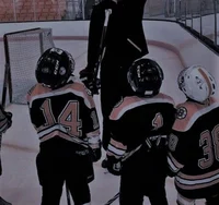 Kids hockey coach
