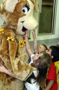 Elsie the cow mascot