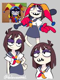 Evil Pomni The Bully