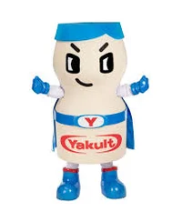 Yakult man blue 