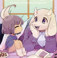 Frisk and Toriel