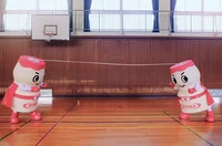 Yakult mascot fight