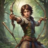 Human trainee archer