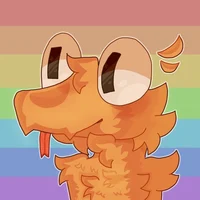 Orange rainbow frien