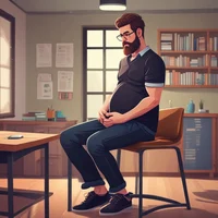 Pregnant teacher