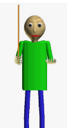 Baldi enojado regla
