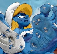 Giantess Smurfette